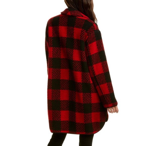 WOOLRICH GENTRY WOOL BUFFALO CHECK COAT SZ SMALL - Picture 4 of 9